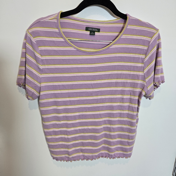 wild fable Tops - wild fable Lavender Crop Top Baby Tee